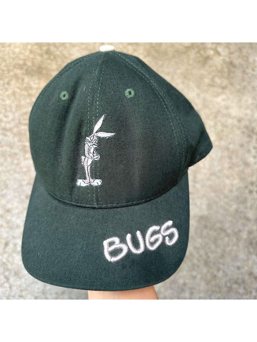 1997 Warner Bros Studio Store Bugs Bunny Embroidered Hat Cap USA Adult OSFA